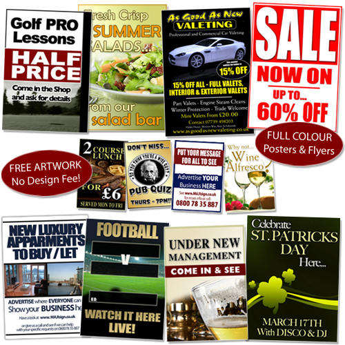 5000 A6 Flyers - 80GSM - Full Colour - Single Sided