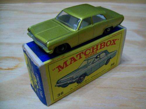 Matchbox Lesney 36C Opel Diplomat in Rare Original Box