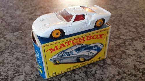 Matchbox Lesney Regular Wheels No.41 Ford G.T.Racer - Boxed