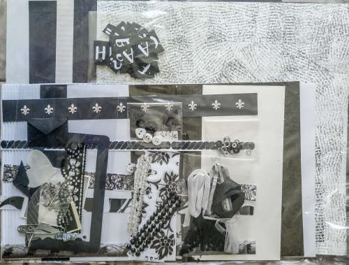 Scrapbook and Craft Pack Colour Kit - Black and White