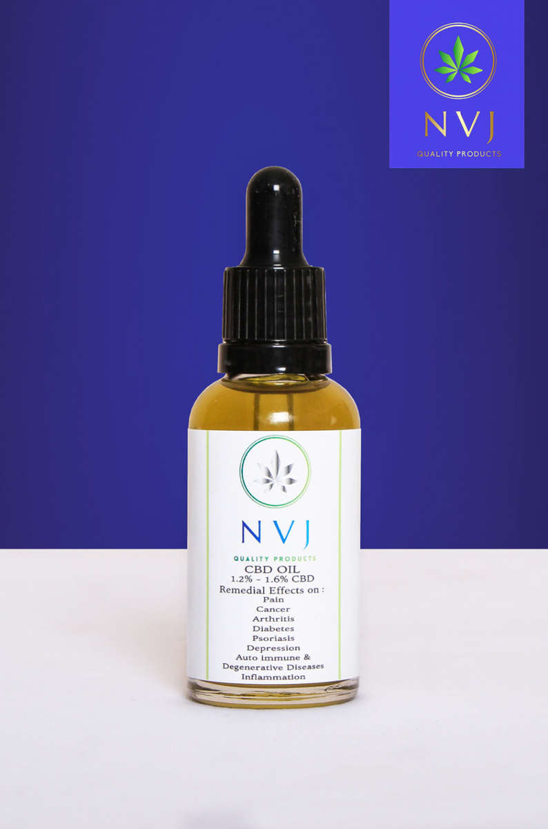 CBD Oil 30ml by NVJ Quality CBD Products South Africa