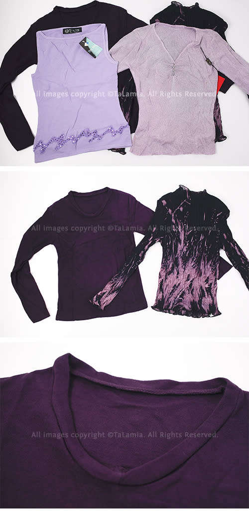 Purple Haze - Ladies sweaters and tops set (4PCS)