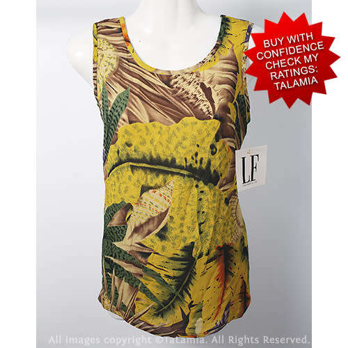 Womens quality heavy chiffon blouse with succulents and flora botanical design