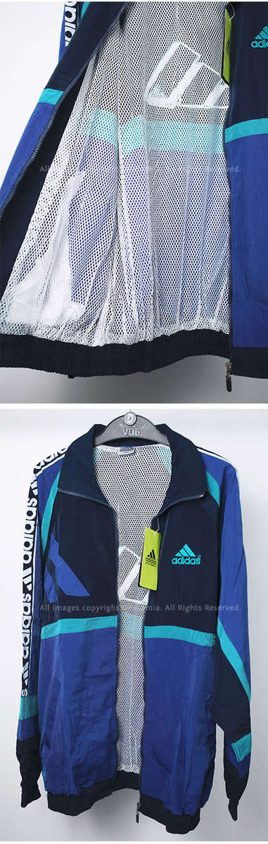 ADIDAS blues and black sports jacket and matching pants set