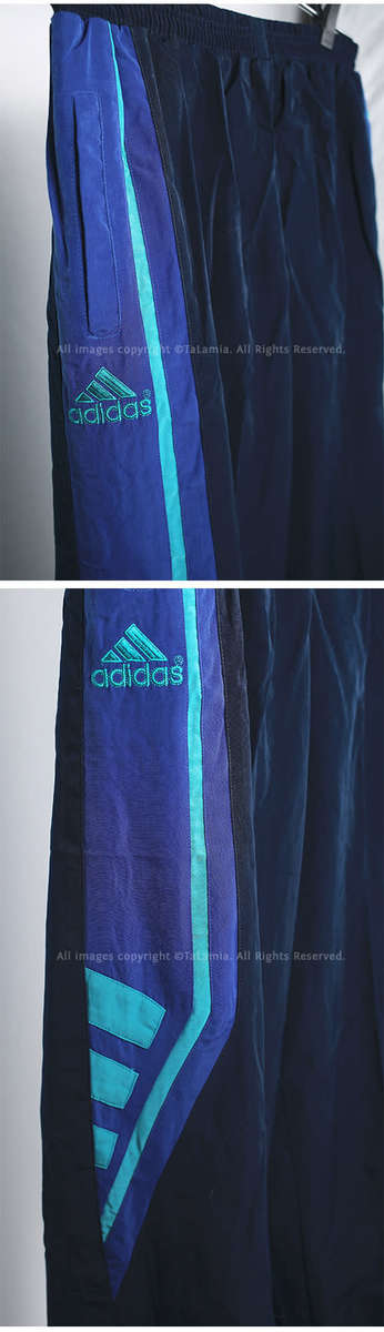 ADIDAS blues and black sports jacket and matching pants set