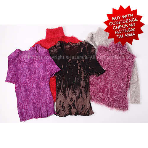 Ladies Sensual Romantics mixed sweaters and tops lot - Blush colours (5 items)