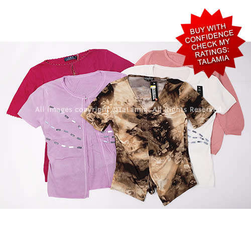 Womens Blush Shades mixed knitwear lot - Pinks White Cream (5 items)