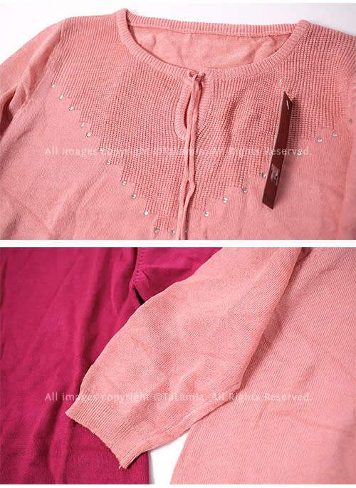 Womens Blush Shades mixed knitwear lot - Pinks White Cream (5 items)