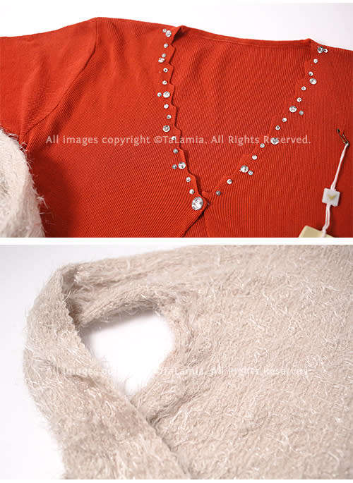 Womens mixed knitwear lot - Beige Cream Yellow Rust (5 items)