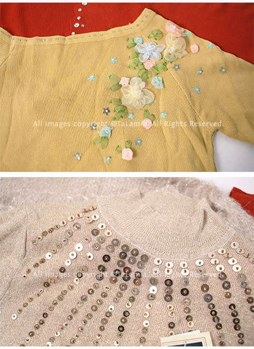 Womens mixed knitwear lot - Beige Cream Yellow Rust (5 items)