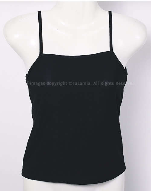 Ladies funky black netting top with pretty lace v-neck