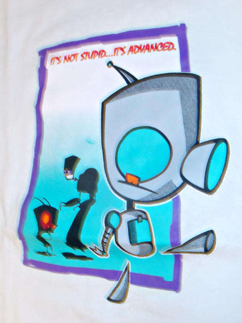 White Invader Zim t-shirt (RARE!)