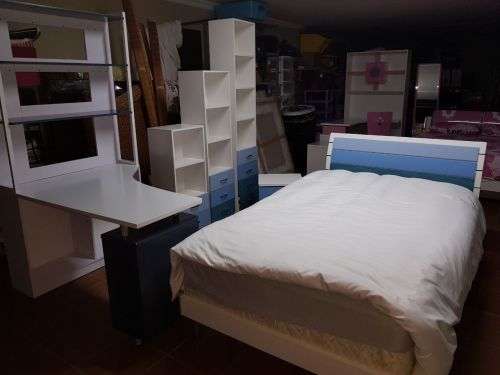 Mokki Boys bedroom set + study + matrass