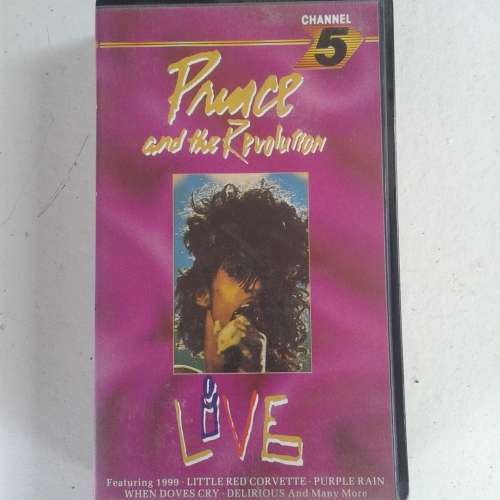 Prince And The Revolution - Live (VHS TAPE) (1987)