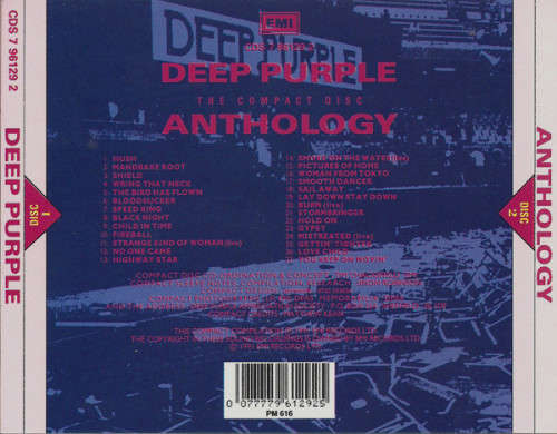 Deep Purple - Anthology (2CD) [Import] (1991)