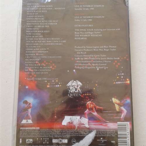 Queen - Live At Wembley (25th Anniversary Edition) (2DVD) (2011) *New, sealed.
