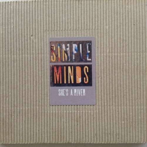 Simple Minds - She`s A River (CD Single, Corrugated Cardboard Digipak) (1995)