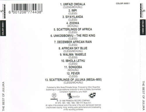Juluka - The Best Of Juluka (1998)