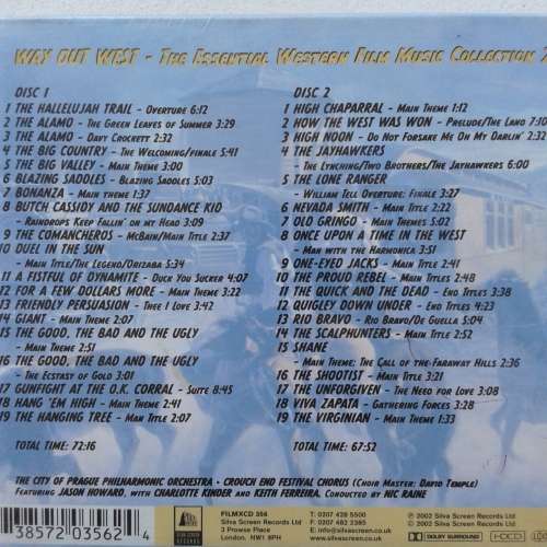 Way Out West - The Essential Western Film Music Collection (2CD) - Various Artists *NEW, sealed.
