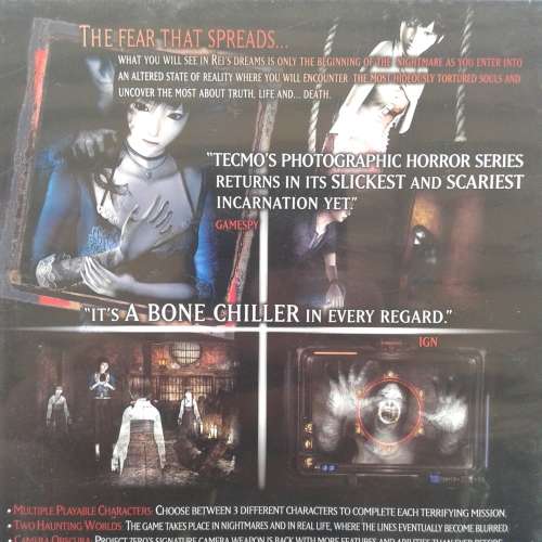 Project Zero 3: The Tormented (PS2 Game) (PAL)  *RARE  (For Erik)