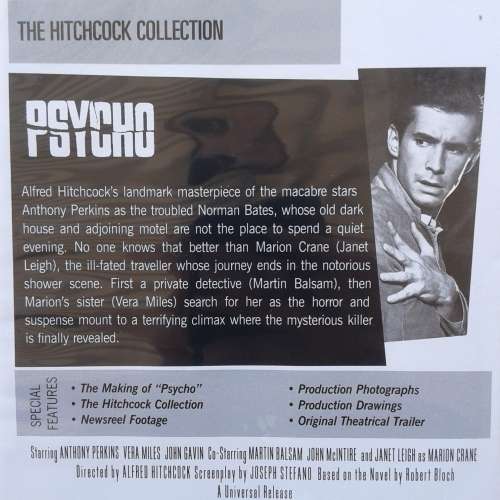 Psycho - The Hitchcock Collection - Perkins/Leigh (1960)