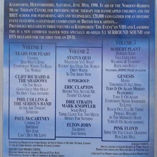 Live At Knebworth, Parts One, Two and Three - Various Artists [2 DVD] (2002)