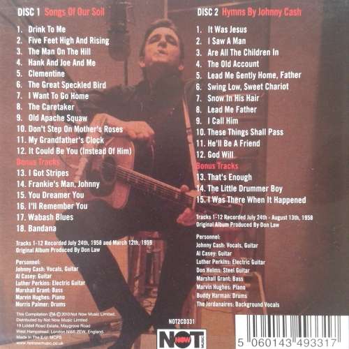 Johnny Cash - Songs Of Our Soil (2CD) (2010)