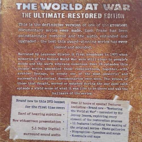 The World At War: Ultimate Restored Edition [11 DVD Box Set] (2010)