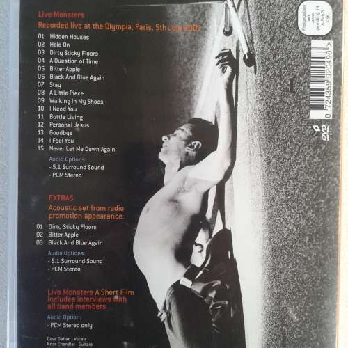 Dave Gahan (Depeche Mode) - Live Monsters [DVD] (Import) (2004)