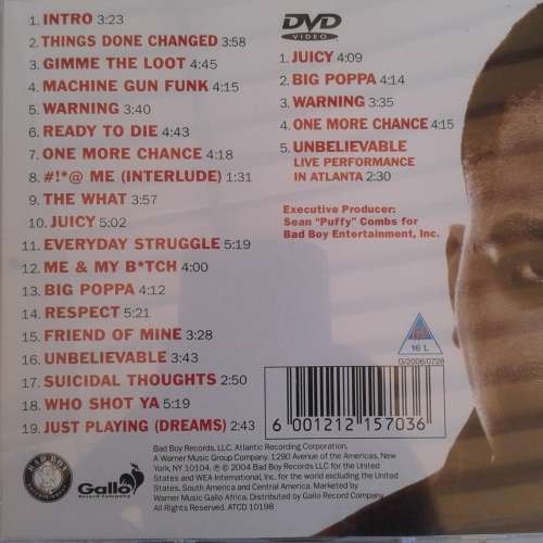 The Notorious B.I.G. - Ready To Die: The Remaster (CD/DVD) (2004)