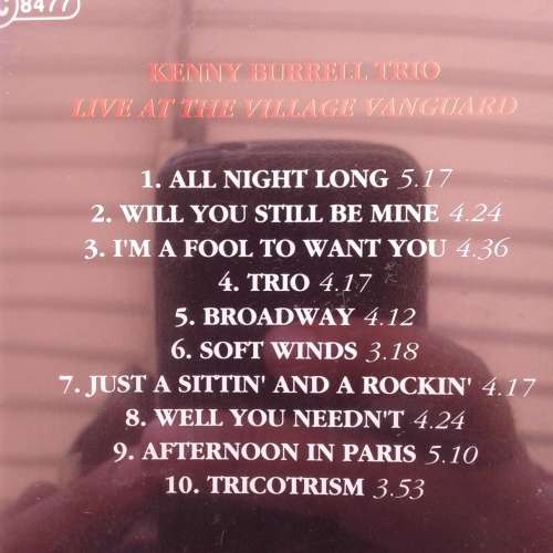The Kenny Burrell Trio - Live At The Village Vanguard [Import] (1994)