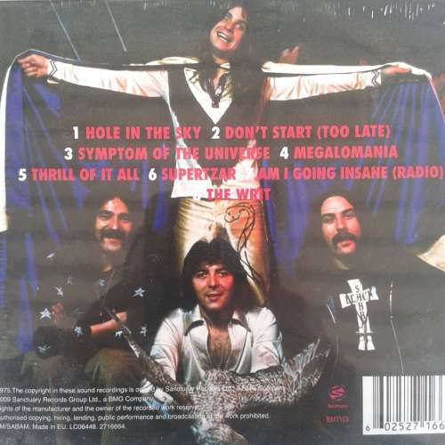Black Sabbath - Sabotage (1975 Remastered 2009) Digipak  *NEW, sealed