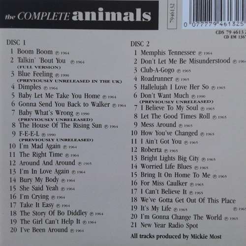 The Animals - The Complete Animals (2CD) (1990)
