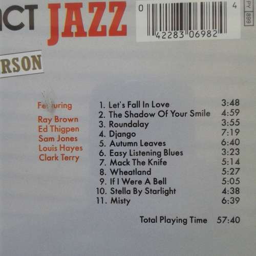 Oscar Peterson - Oscar Peterson [Compact Jazz Series] (1987)