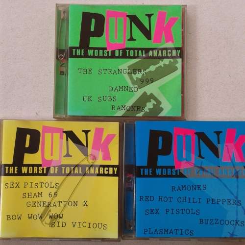 Punk: The Worst Of Total Anarchy - Various Artists (3 CD bundle) (2001)