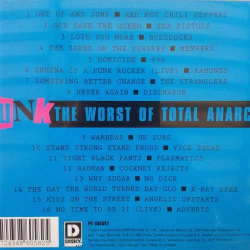 Punk: The Worst Of Total Anarchy - Various Artists (3 CD bundle) (2001)