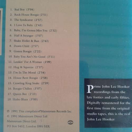 John Lee Hooker - Half A Stranger (1991)