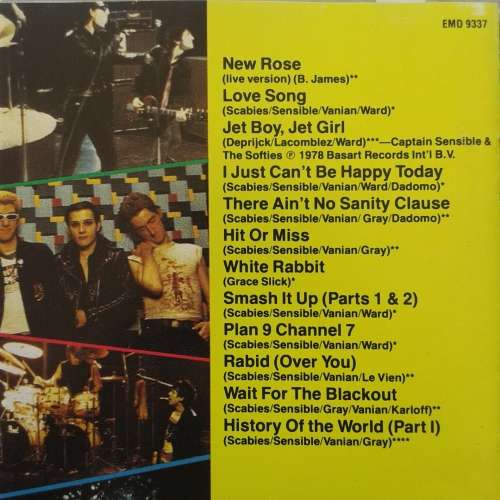 The Damned - Another Great CD From The Damned: The Best Of The Damned (1990)