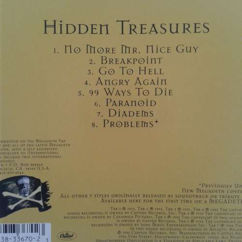 Megadeth - Hidden Treasures (1995)