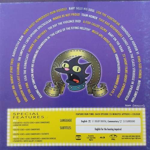 The Simpsons - The (In)Complete Seventh Season [3DVD]  **** DISC 2 IS MISSING! ****