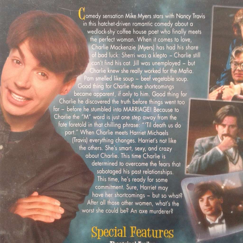 So I Married An Axe Murderer - Myers / Travis (1993) [DVD Movie]