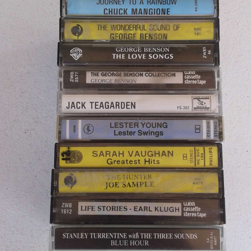 CASSETTE BUNDLE - 10 Assorted JAZZ Cassettes (Bundle K)