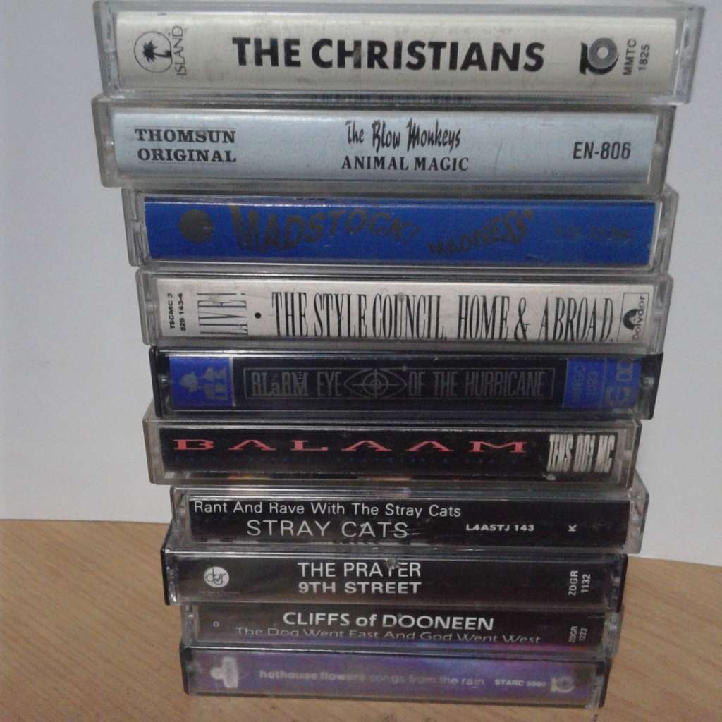 CASSETTE BUNDLE - 10 Assorted ROCK Cassettes (Bundle D)