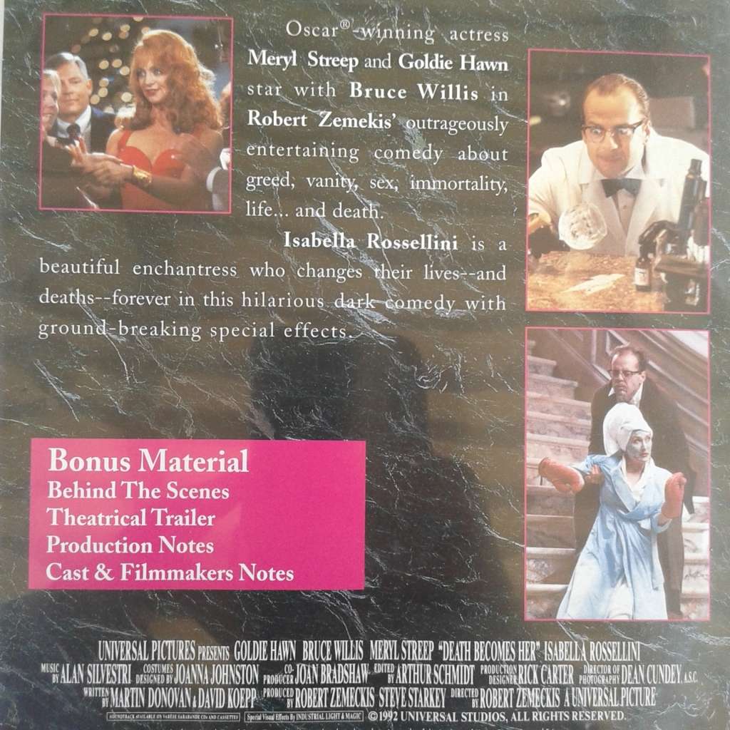 Death Becomes Her [DVD Movie] - Streep / Willis / Hawn (1990)