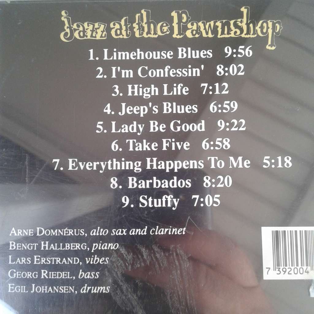 Domnérus / Hallberg / Erstrand / Riedel / Johansen - Jazz At The Pawnshop [Import CD] (1976/re1996)