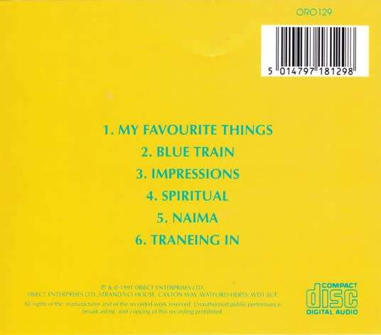 John Coltrane - My Favorite Things [Import CD Compilation 1991]