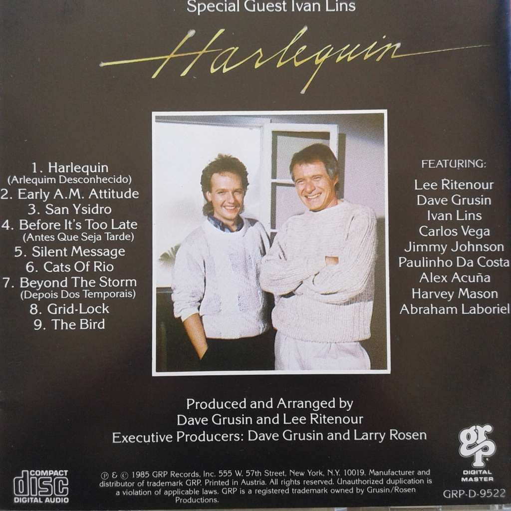 Dave Grusin / Lee Ritenour - Harlequin (1985)