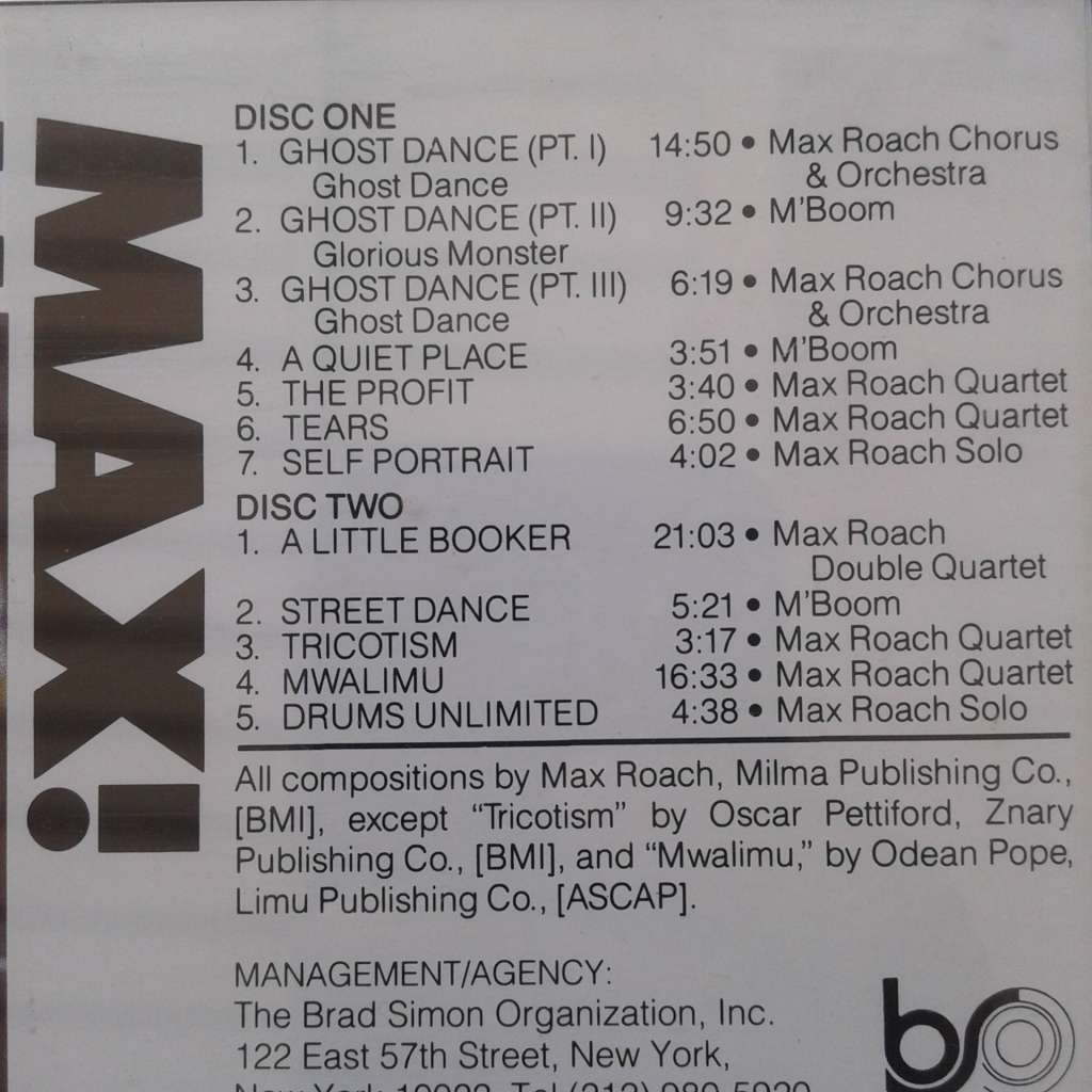 Max Roach - To The Max! (2CD) (1992)