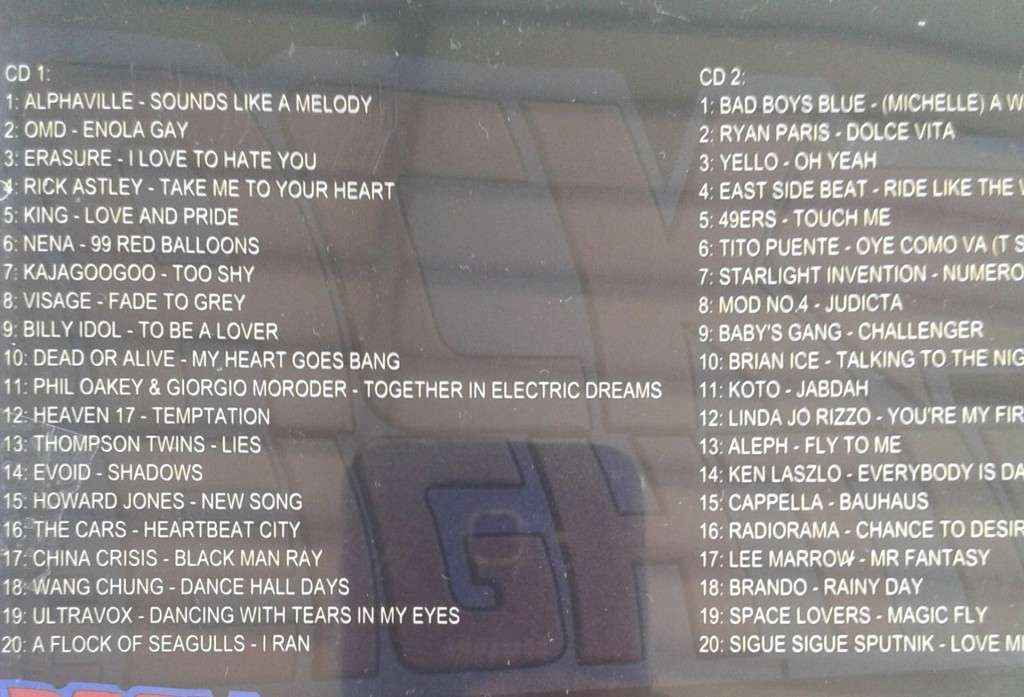 David Gresham Back To The Eighties - Various Artists (2CD) (2010)  [DB]