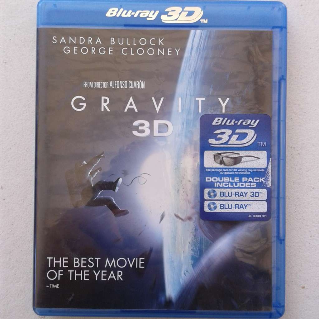 Gravity - Bullock / Clooney [Blu-ray 3D & Blu-ray]  (2 Disc Set)